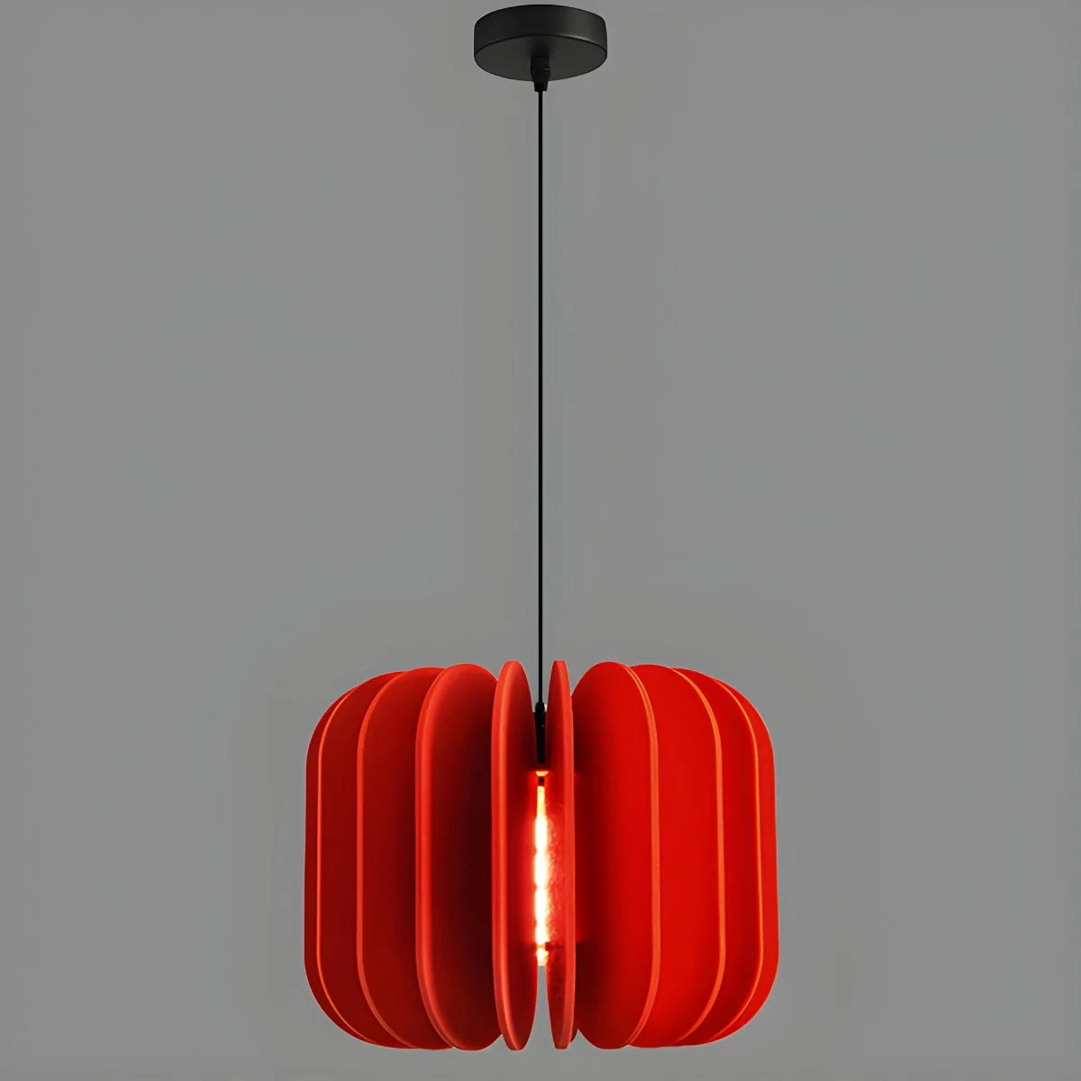 Pumpkin Slice Acoustic Pendant Light