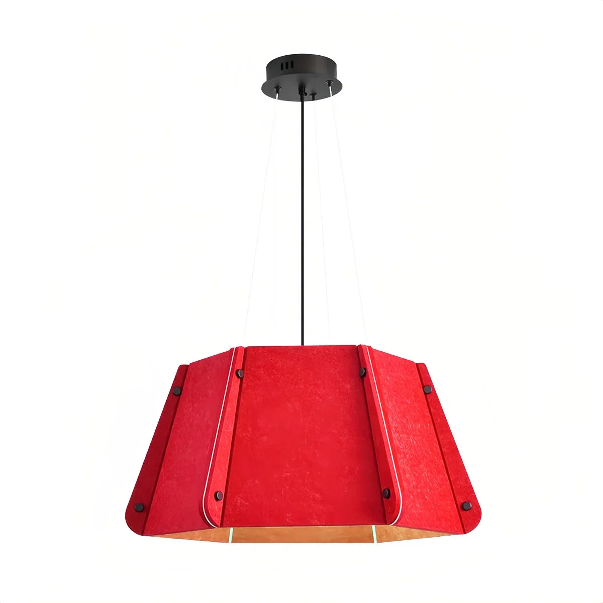 Outward Turning Circular Cone Acoustic Pendant Light