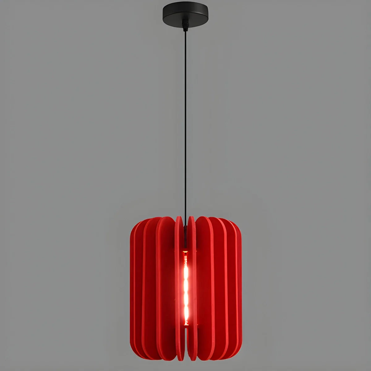Pumpkin Slice Acoustic Pendant Light