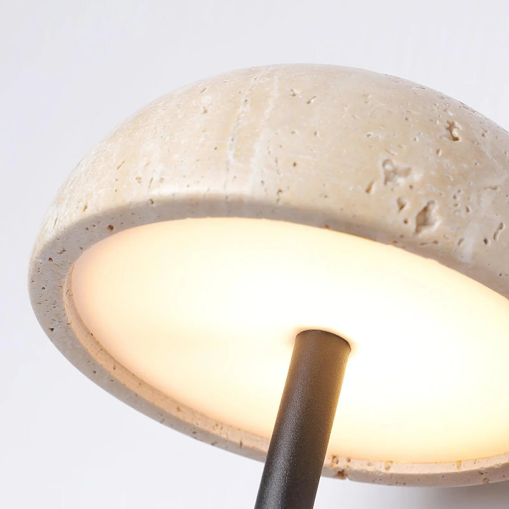 Reverse Travertine Wall Light