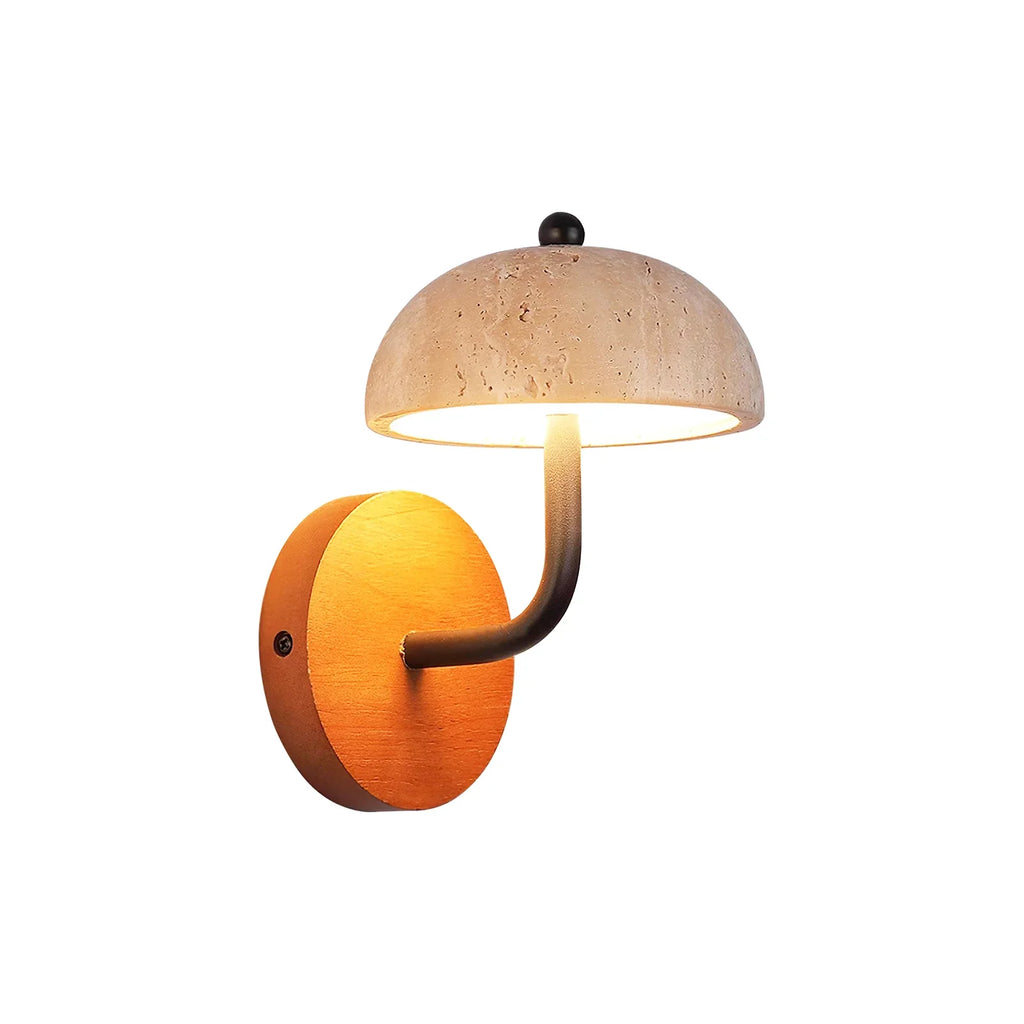 Reverse Travertine Wall Light