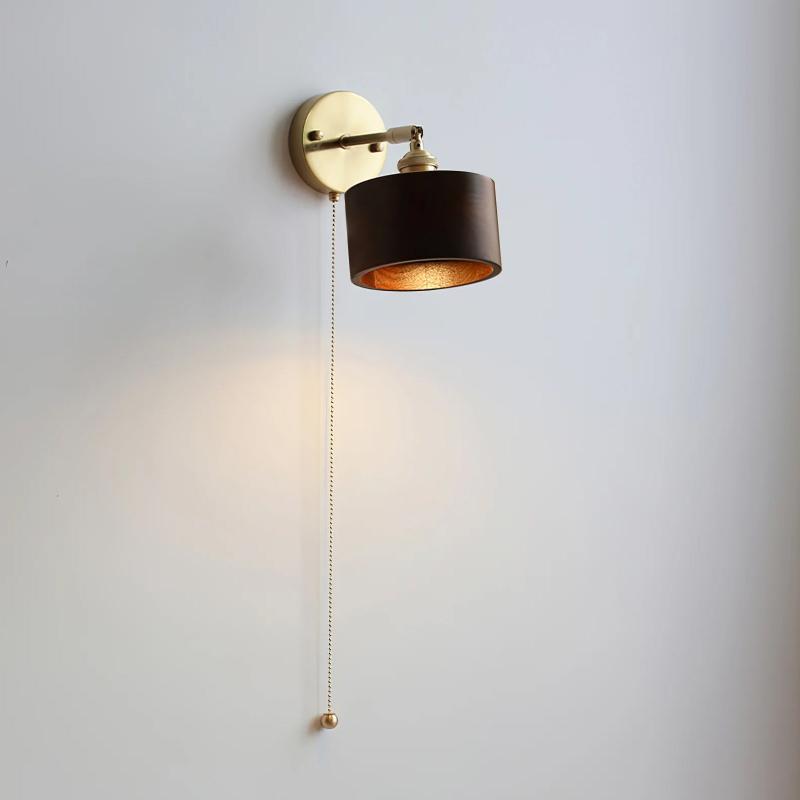 Rotatable Wooden Wall Lamp