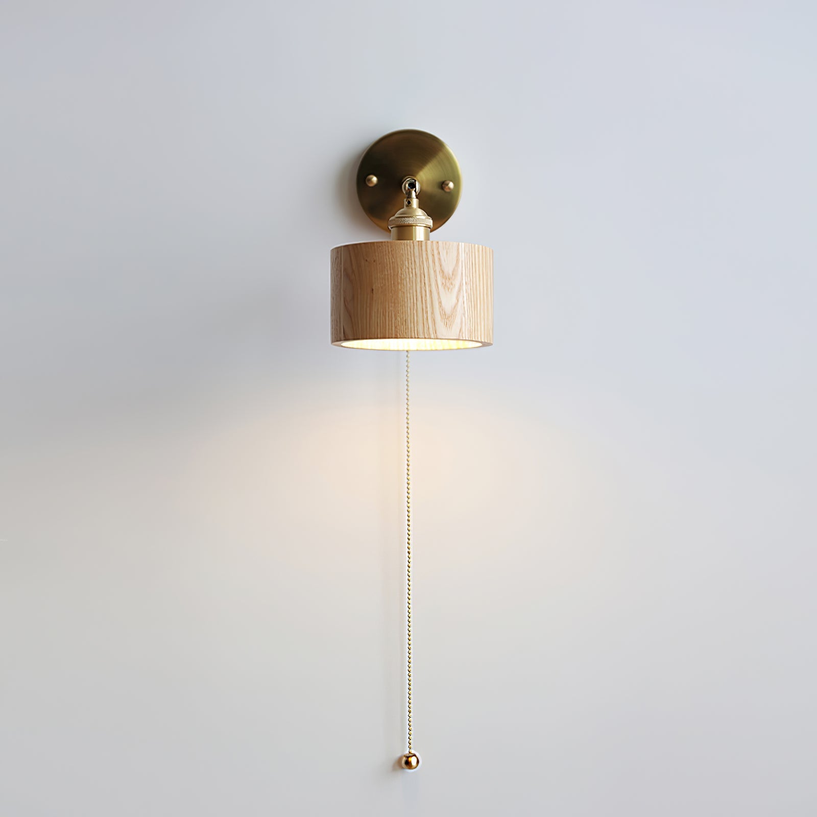 Rotatable Wooden Wall Lamp