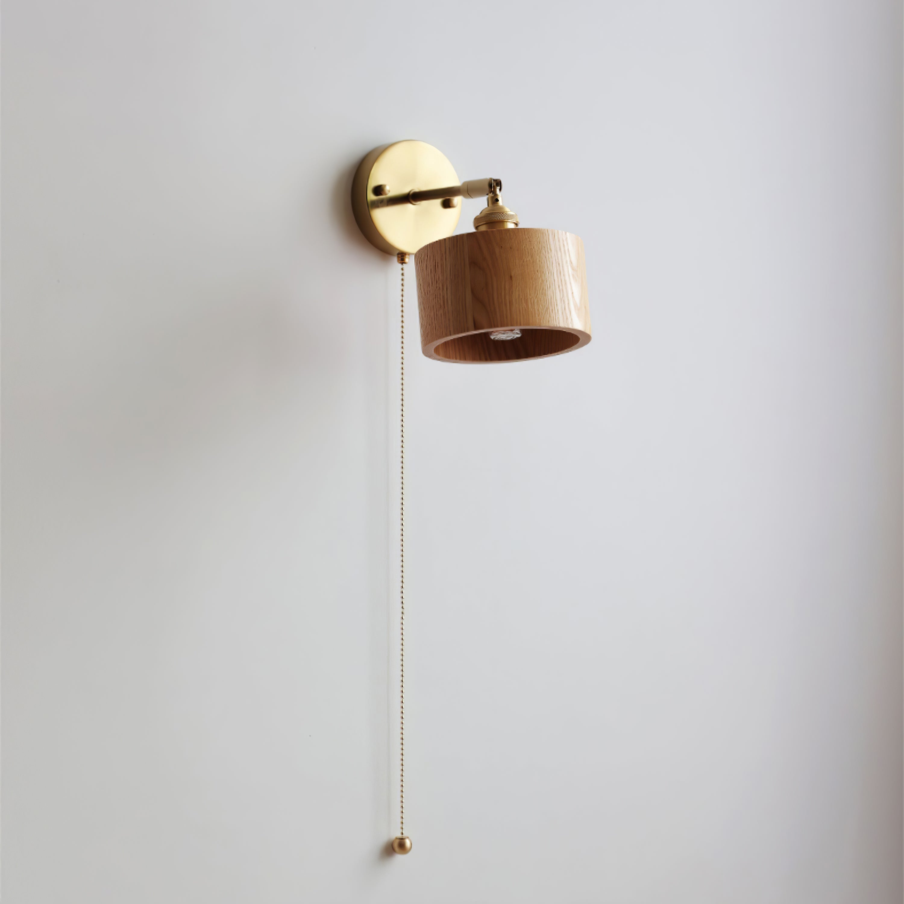 Rotatable Wooden Wall Lamp