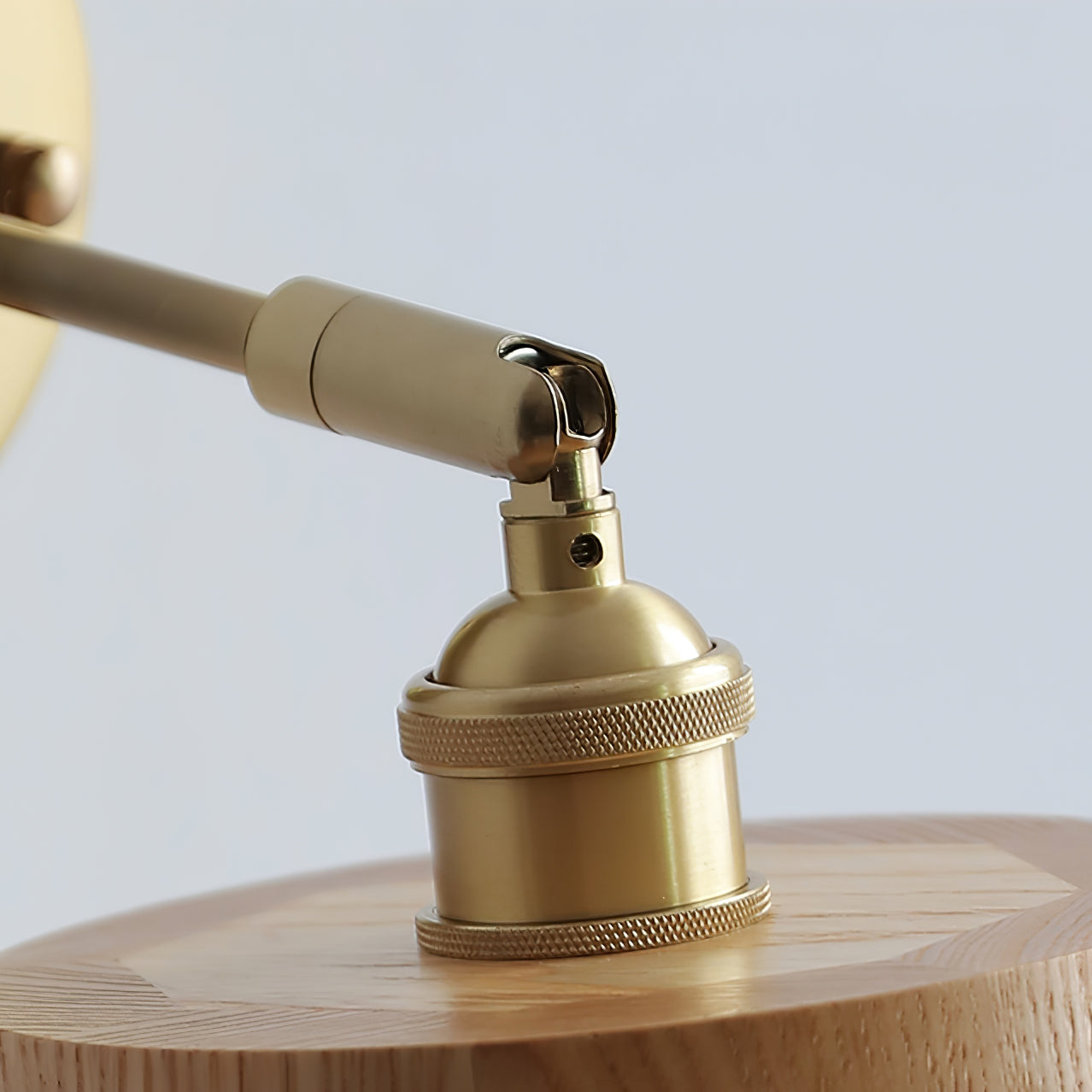 Rotatable Wooden Wall Lamp
