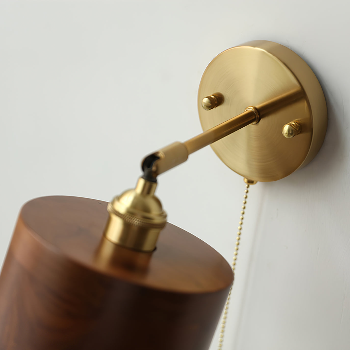 Rotatable Wooden Wall Lamp