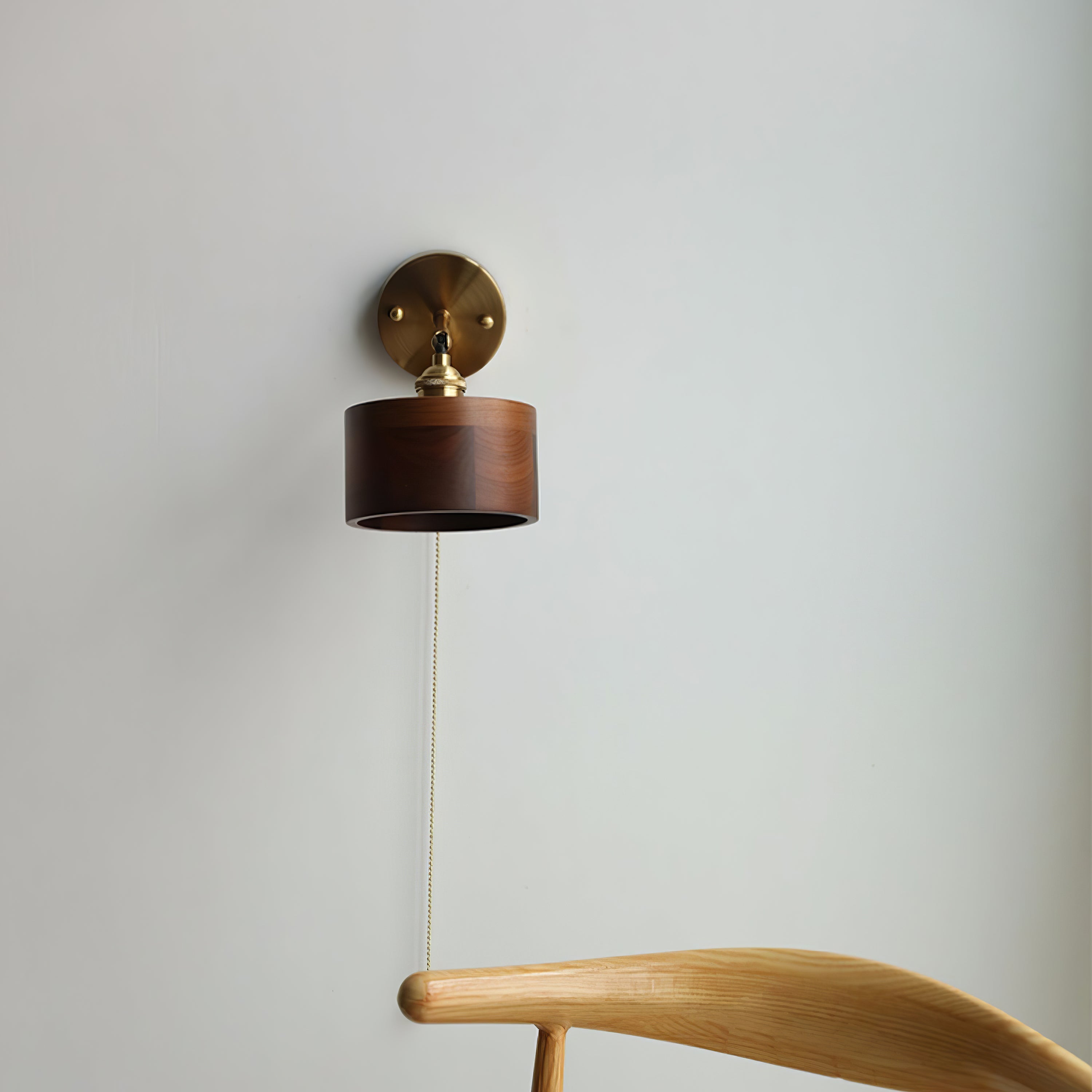 Rotatable Wooden Wall Lamp