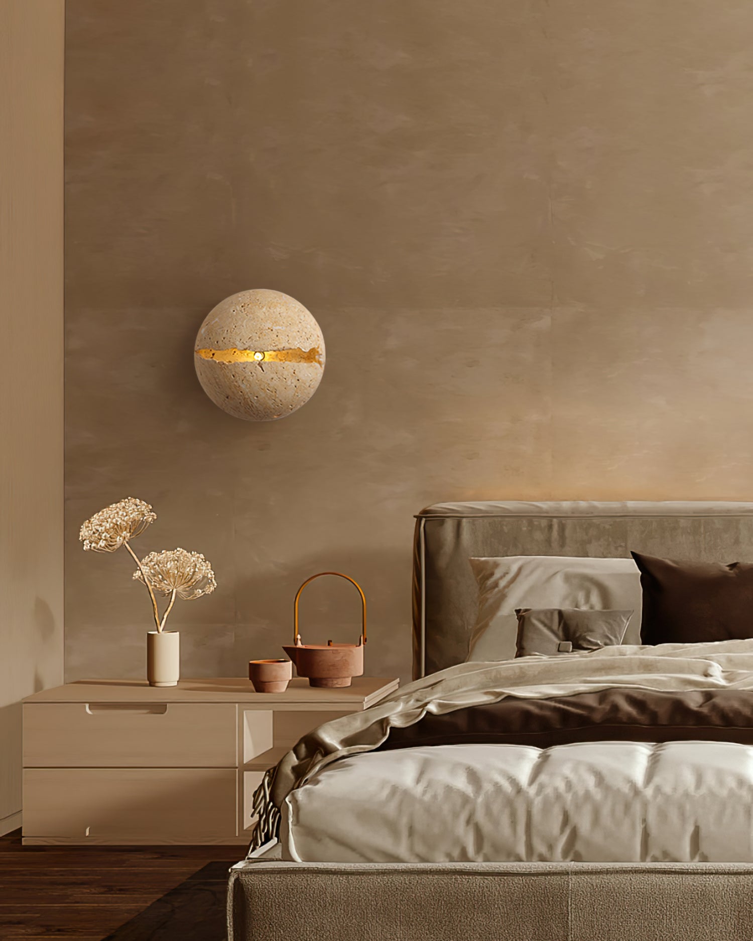 Round Crack Wall Sconce
