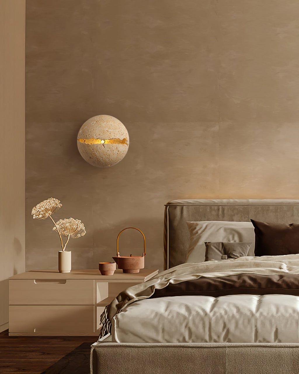 Round Crack Wall Sconce
