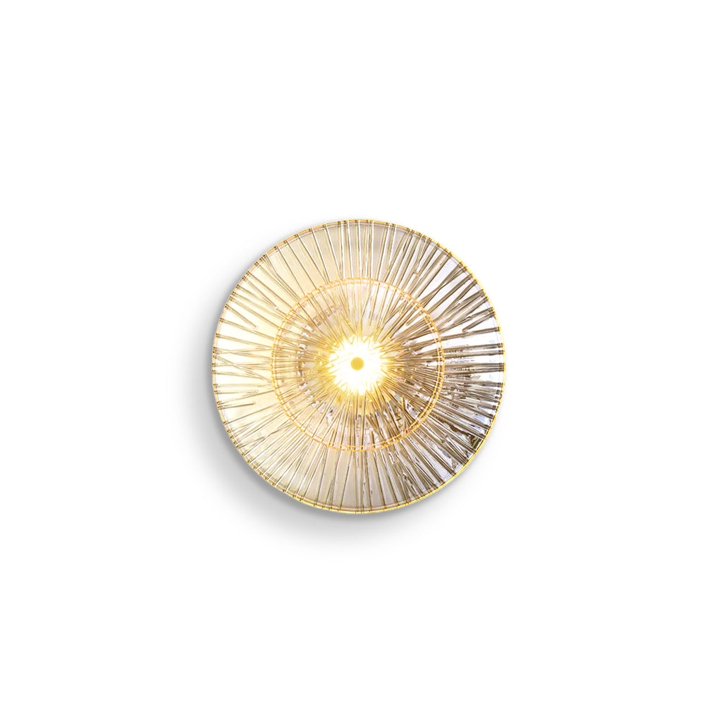 Round Crystal Wall Lamp