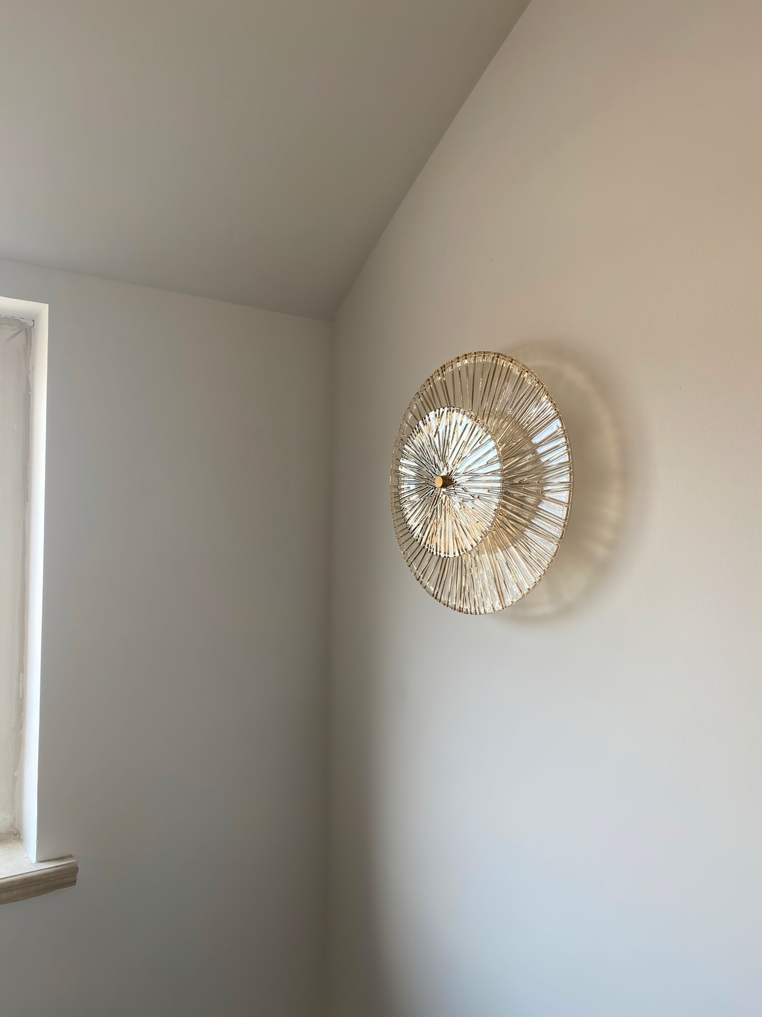 Round Crystal Wall Lamp