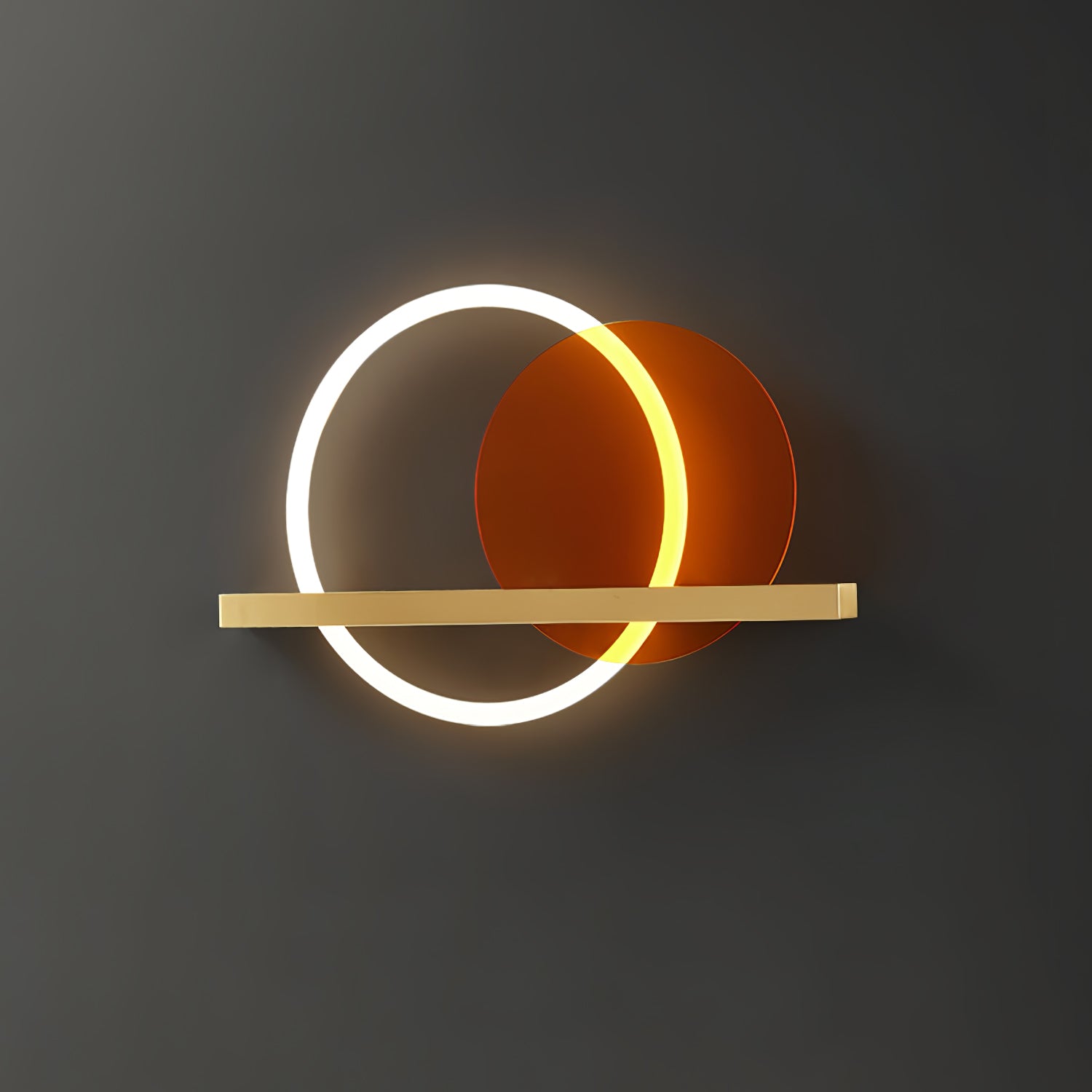 Round Cut Wall Lamp