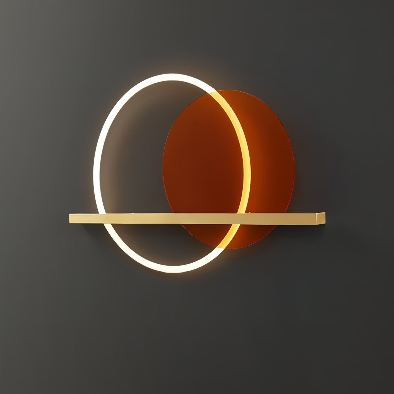 Round Cut Wall Lamp