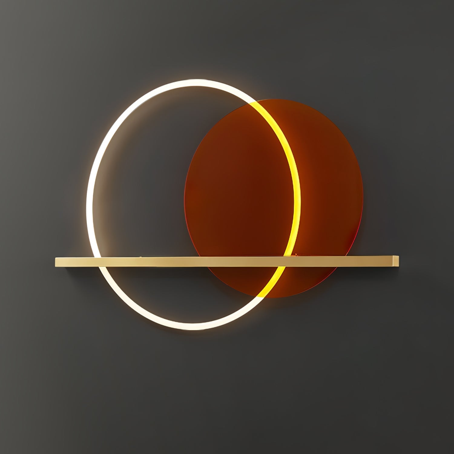 Round Cut Wall Lamp