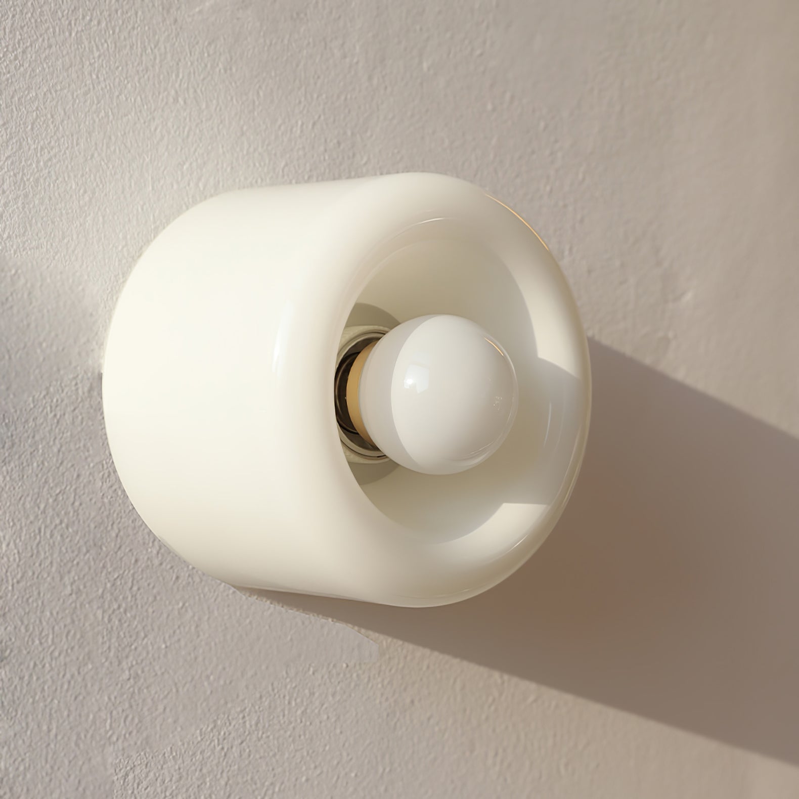 Round Glass Wall Lamp