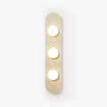 Rounded Travertine Wall Sconce