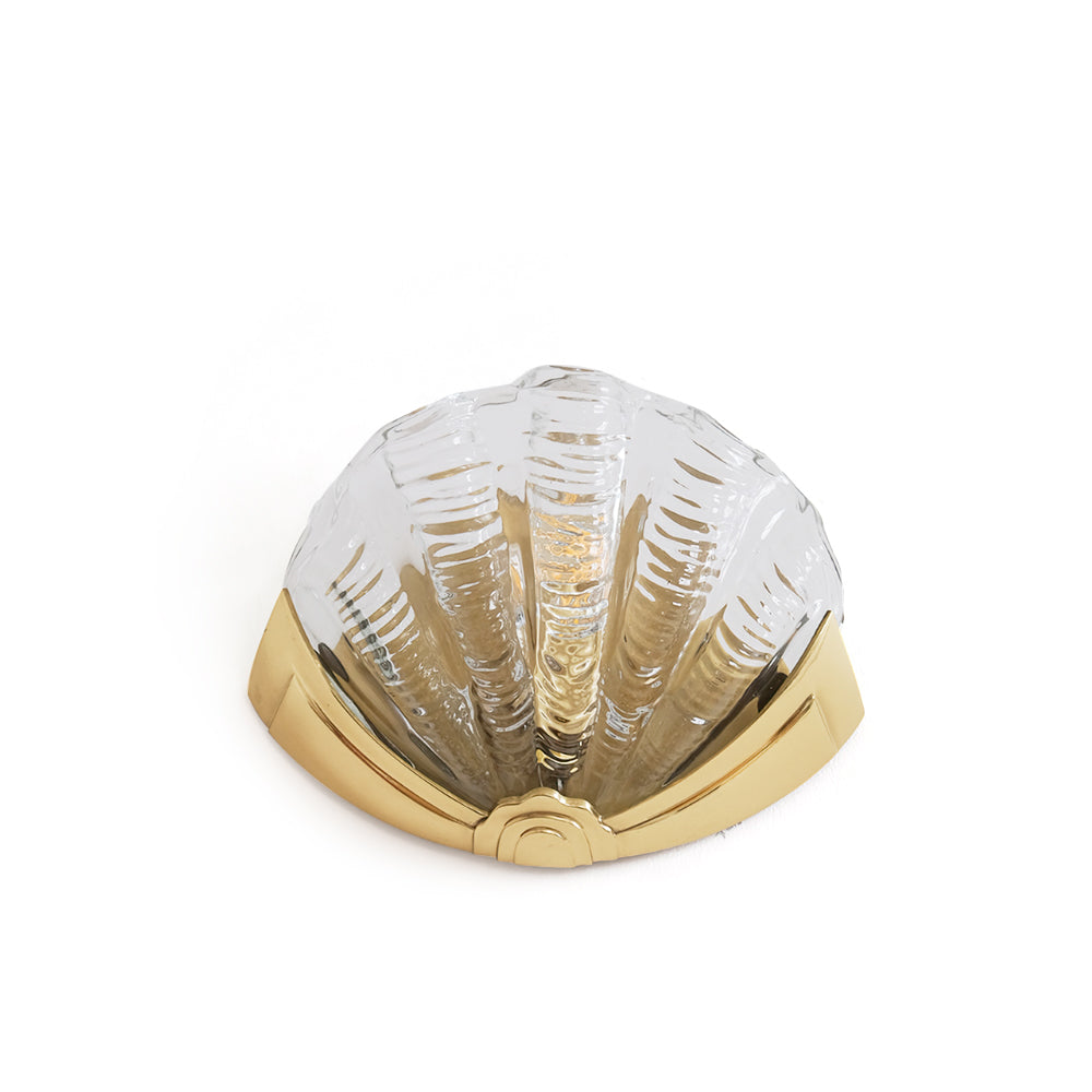 Shell Brass Wall Lamp