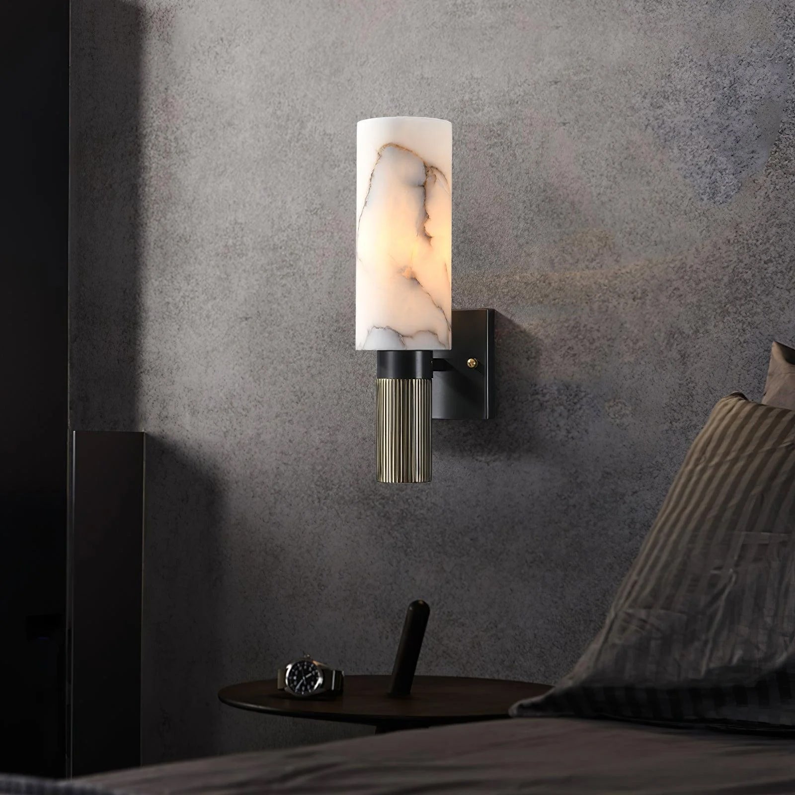 Torch Alabaster Wall Lamp