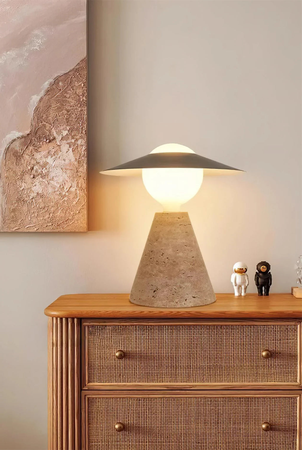 Travertine Bartley Table Lamp