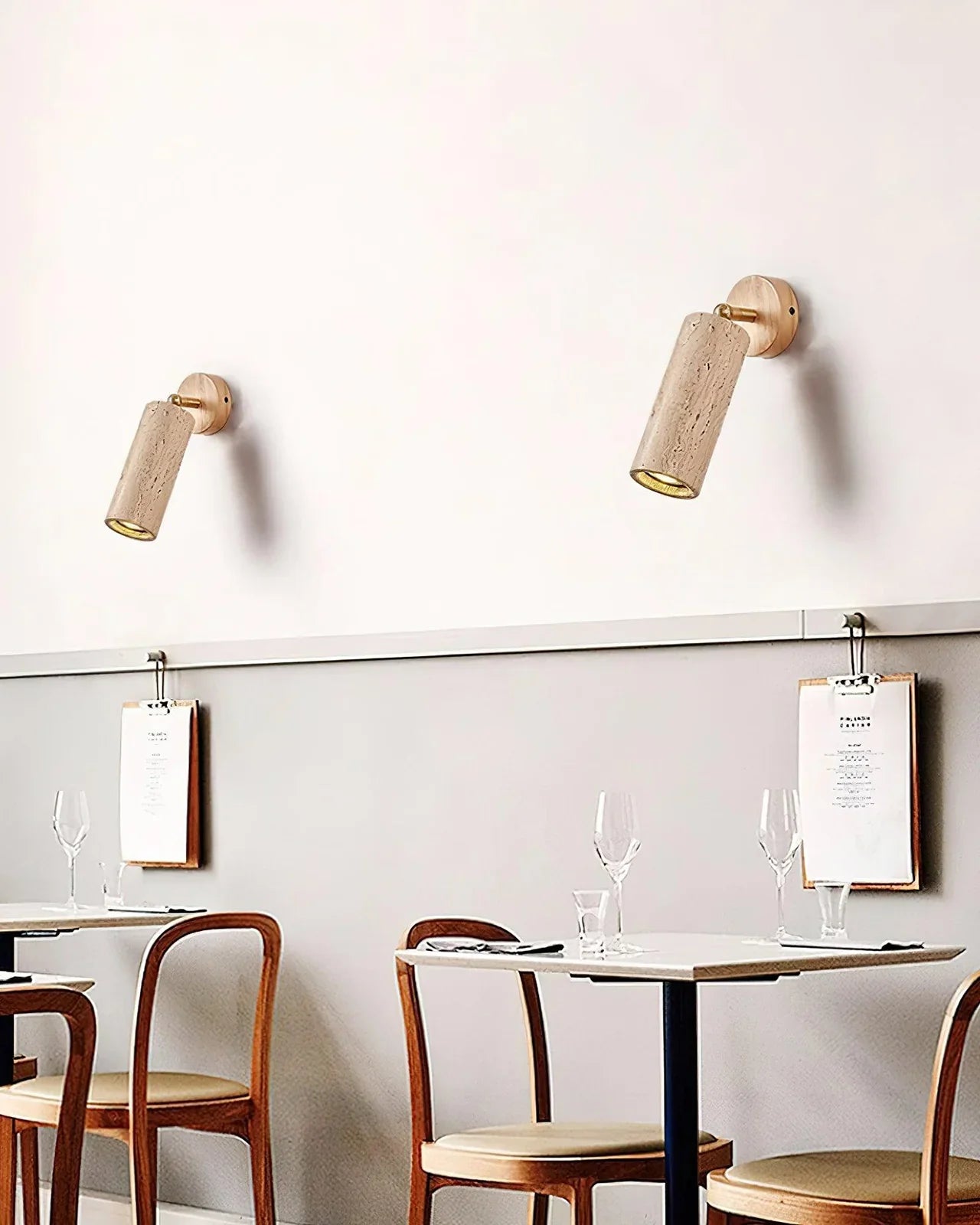 Travertine Mireille Wall Lamp