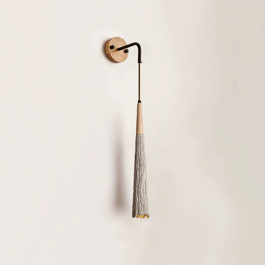 Cement Vintage Wood Wall Lamp