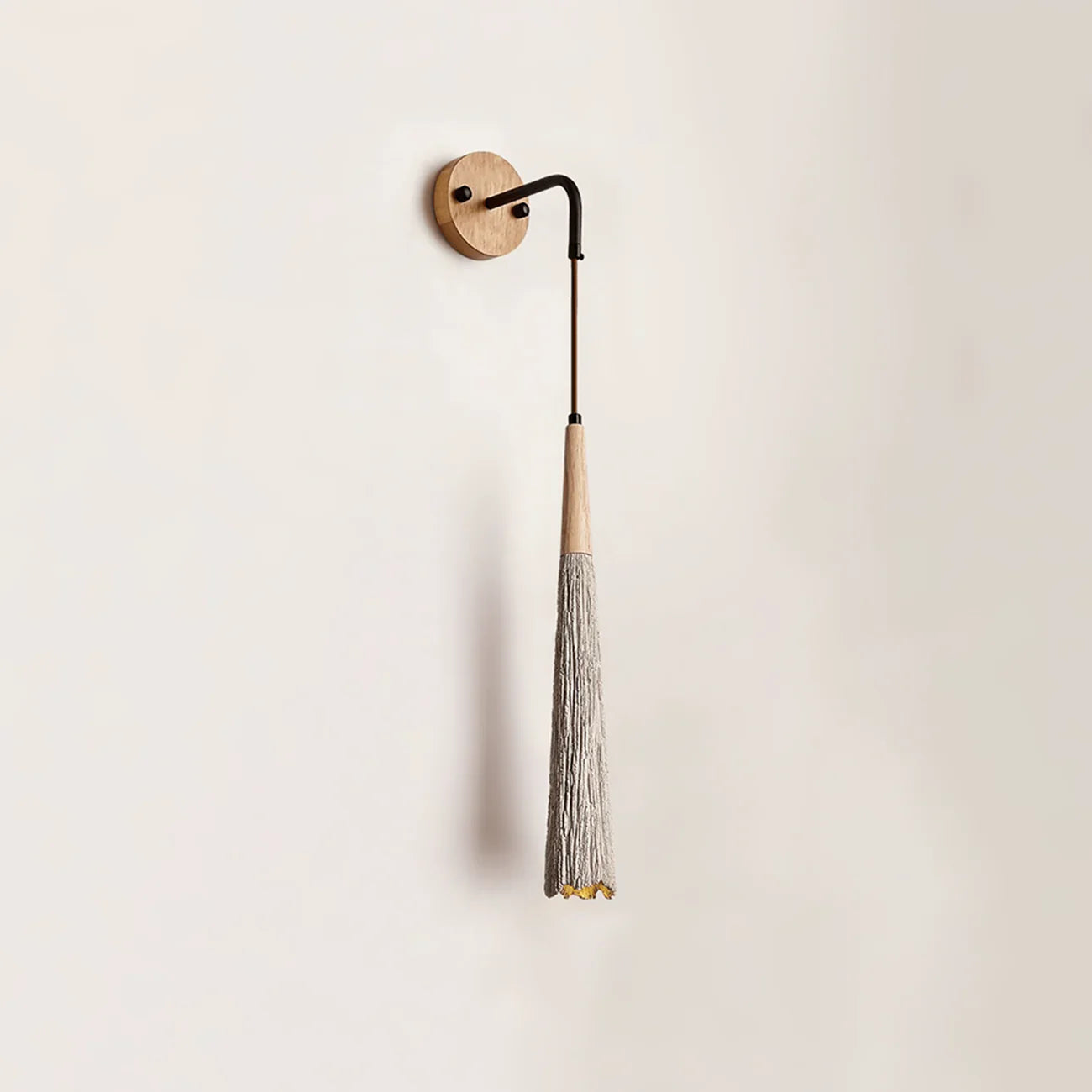 Cement Vintage Wood Wall Lamp