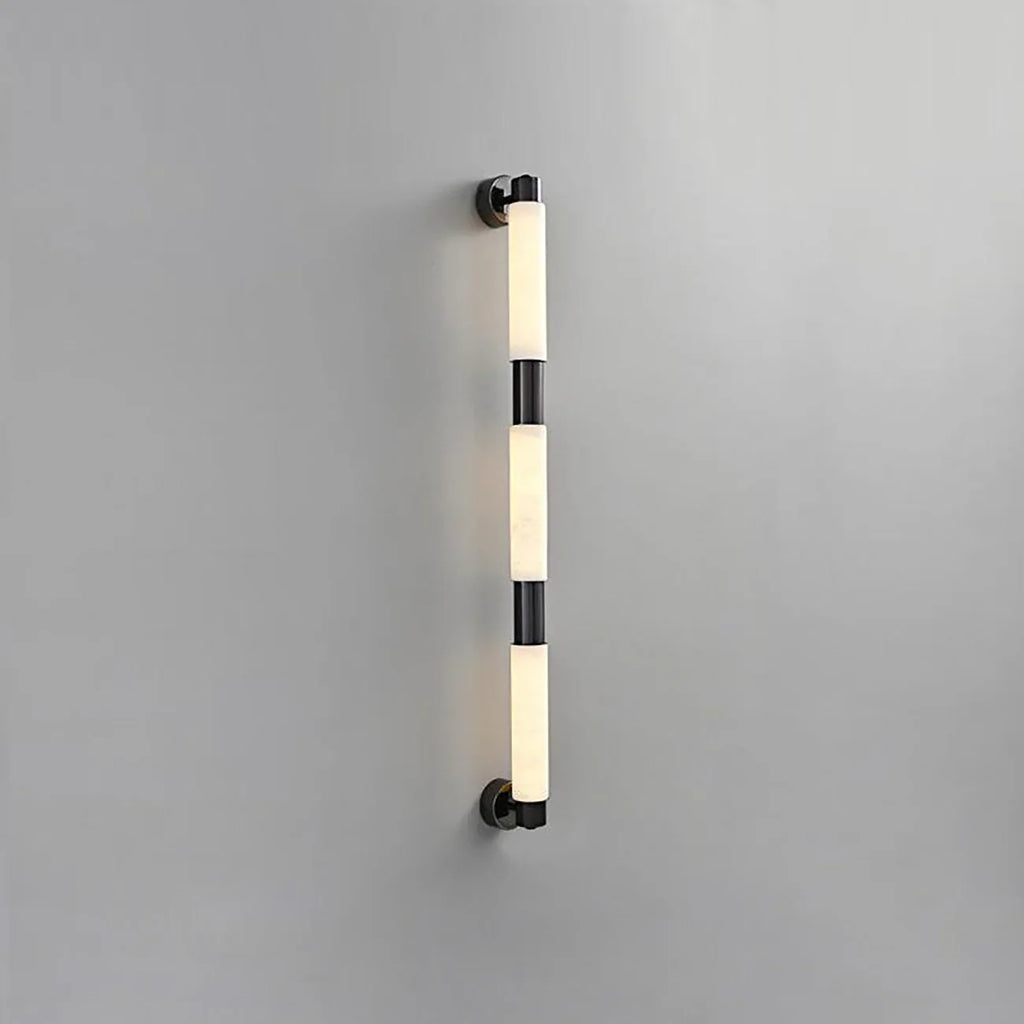 Tube Alabaster Cylinder Wall Lamp