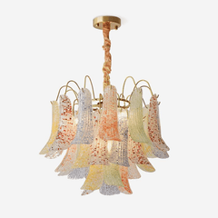 Venini Colorful Murano Glass Chandelier
