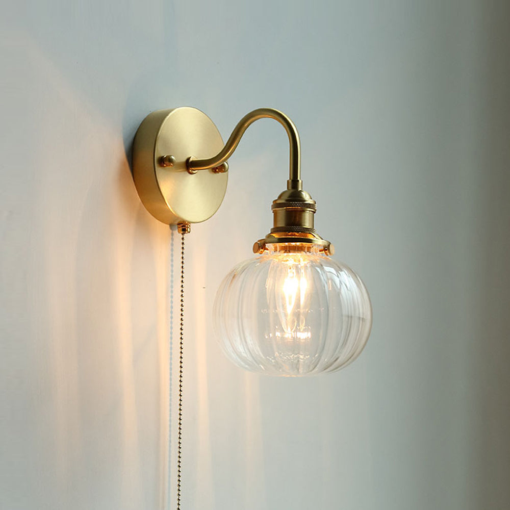 Wingbo Glass Wall Sconce