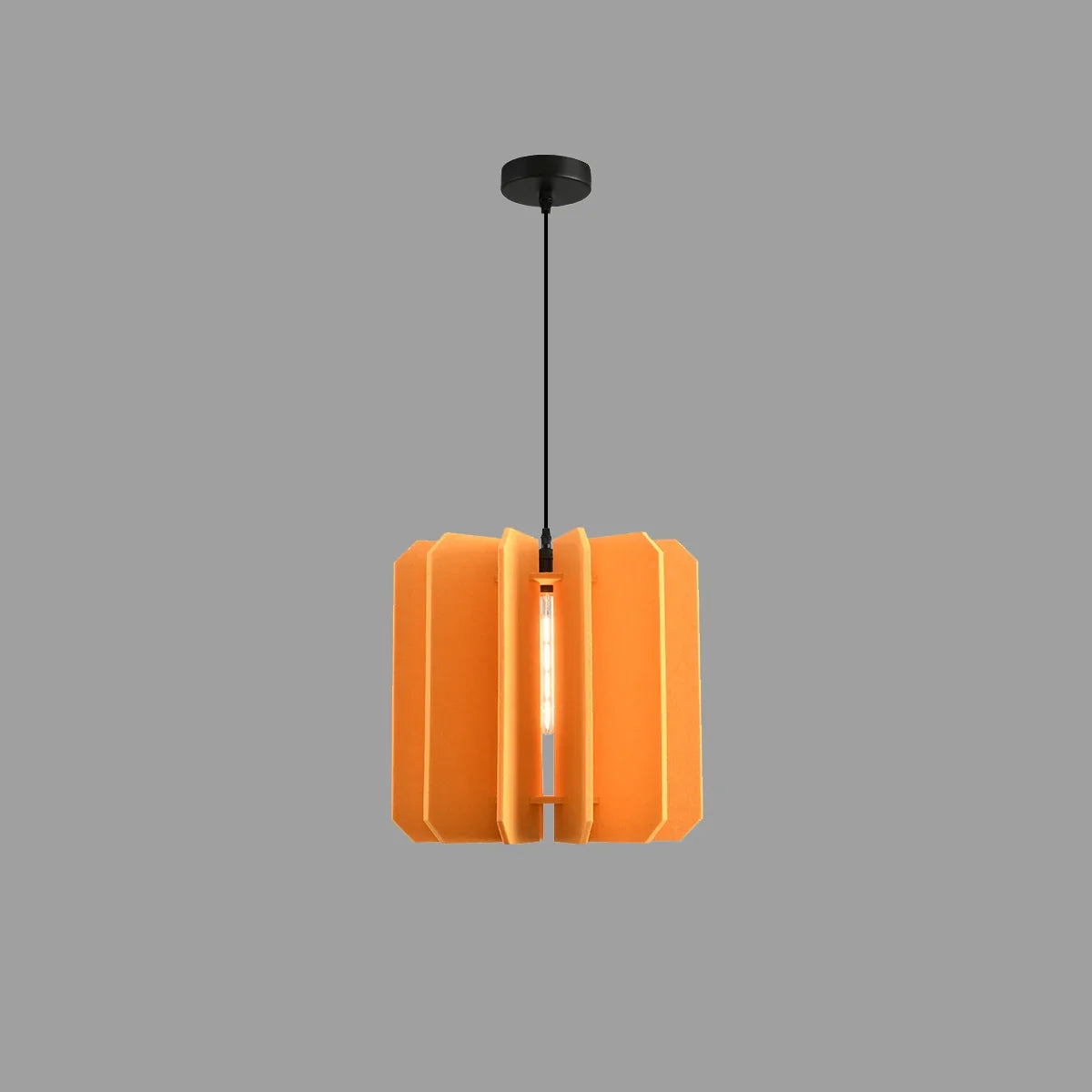 Rectangular Piece Acoustic Pendant Light