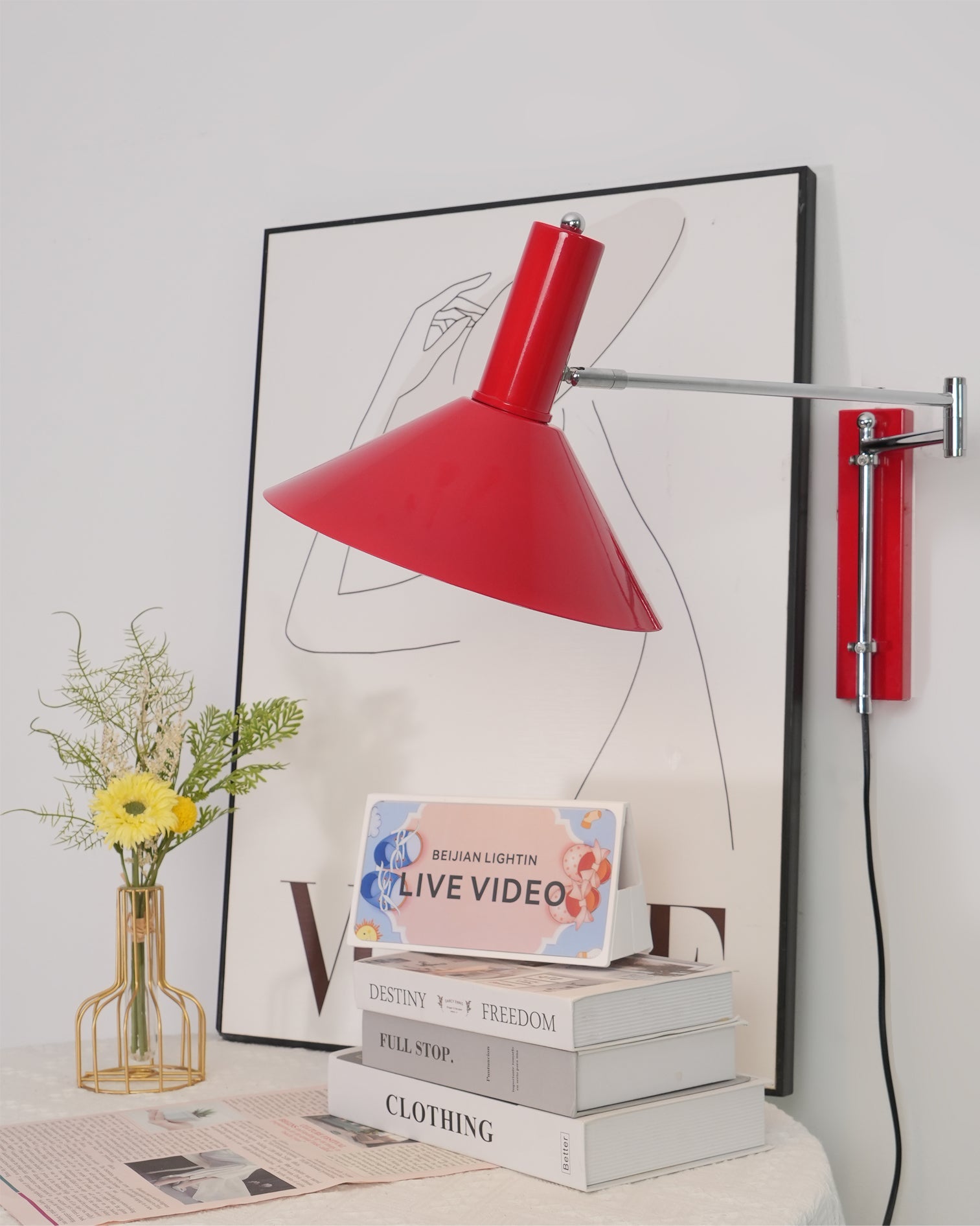 Anvia Plug In Wall Lamp