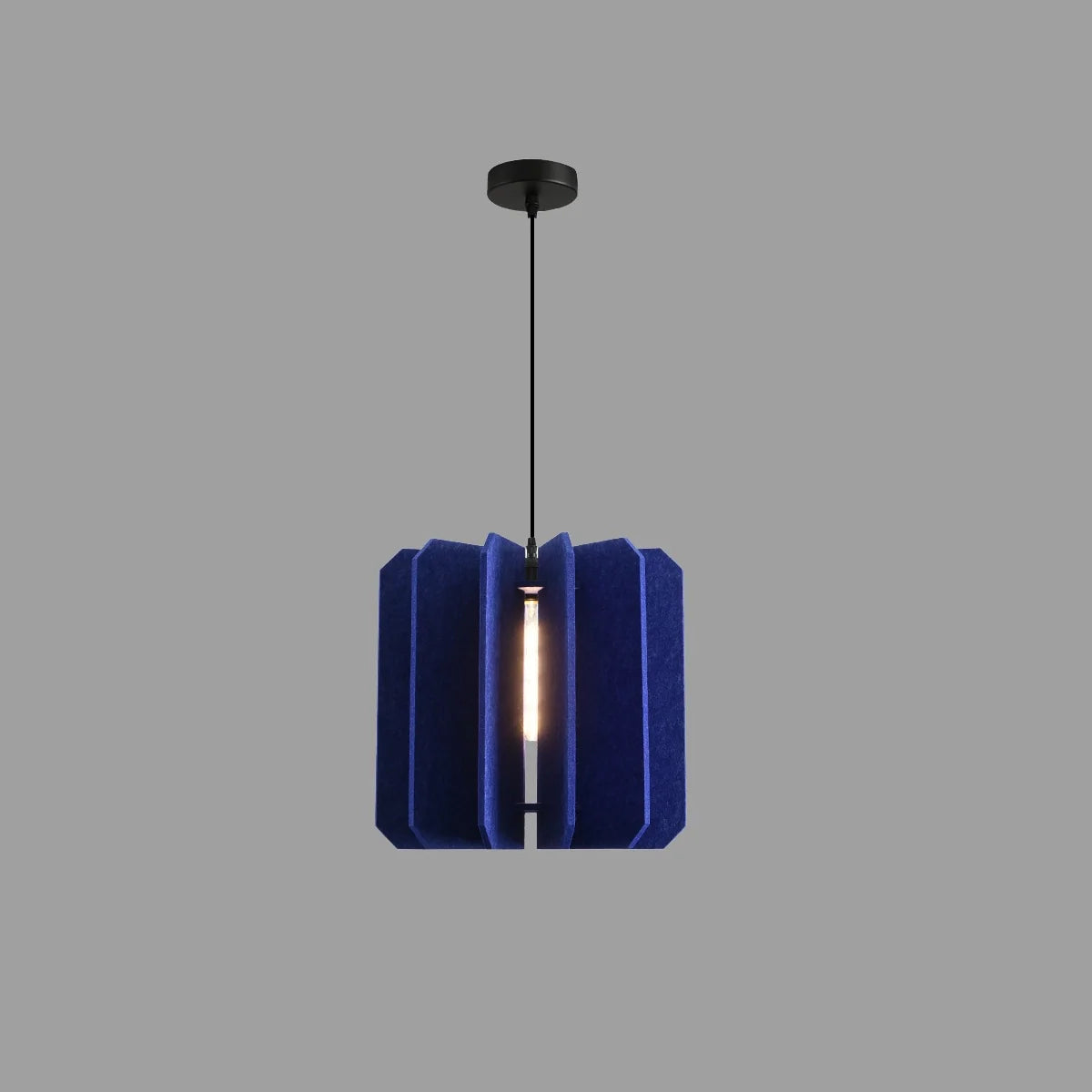 Rectangular Piece Acoustic Pendant Light