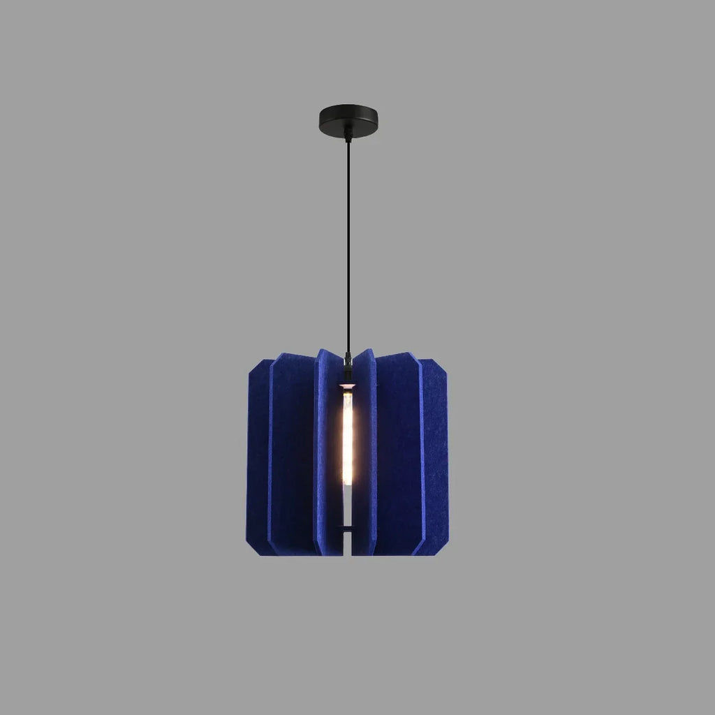 Rectangular Piece Acoustic Pendant Light