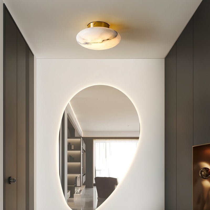 Gelbor Alabaster Ceiling Light