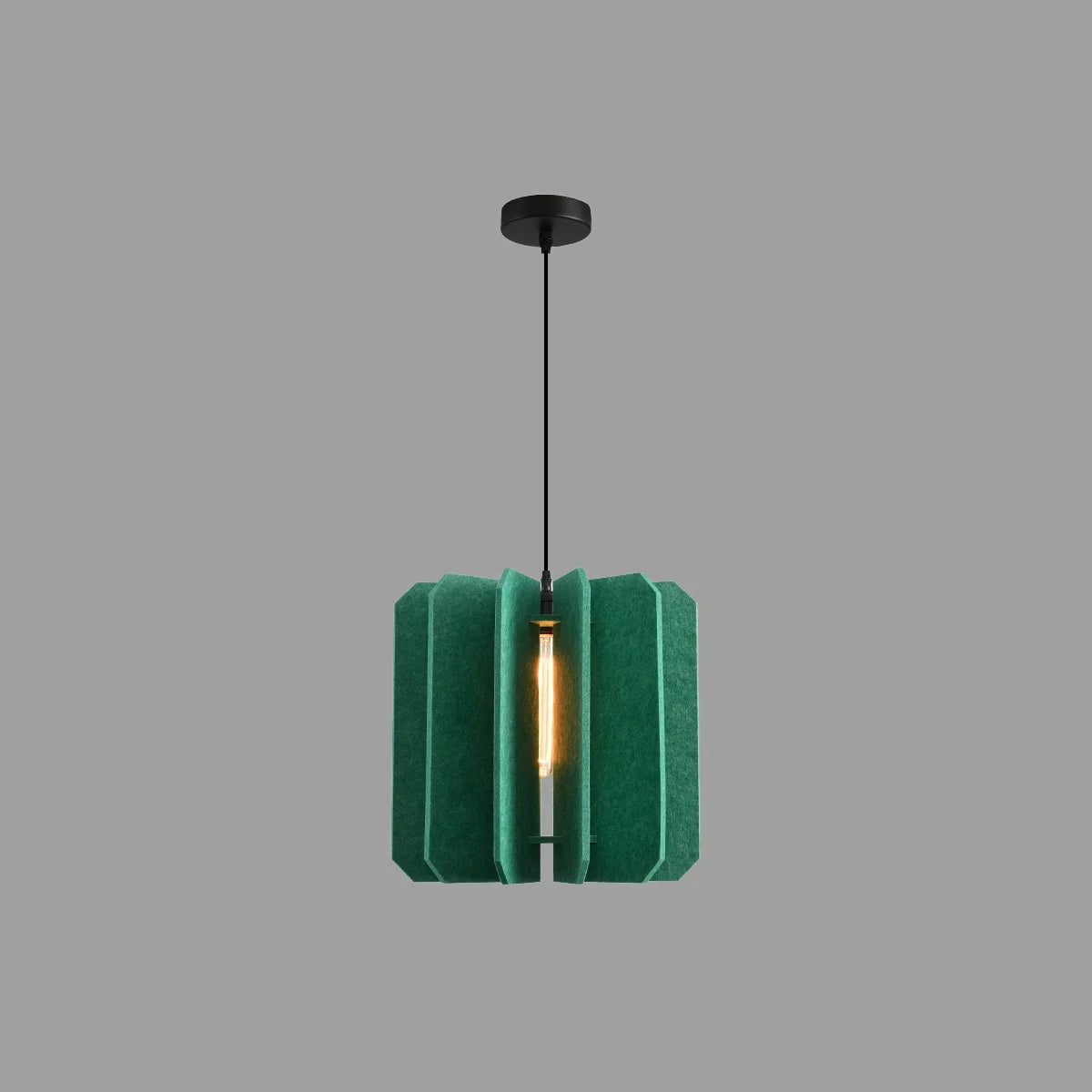 Rectangular Piece Acoustic Pendant Light