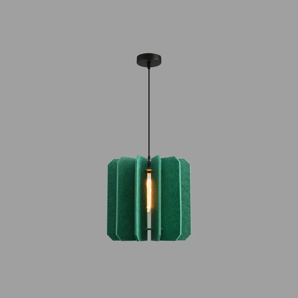 Rectangular Piece Acoustic Pendant Light