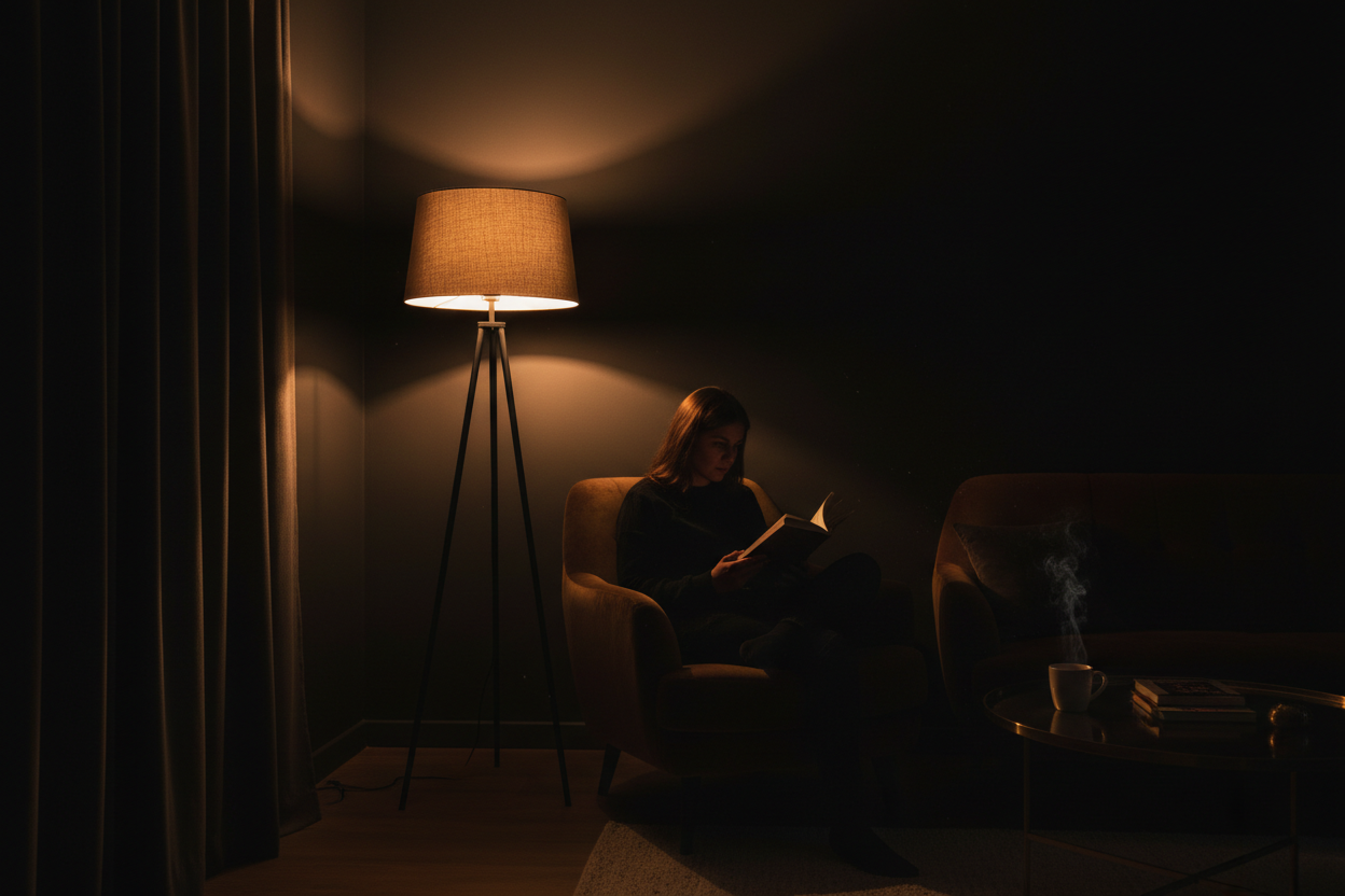 Hero Frame 2 — Living Room Floor Lamp