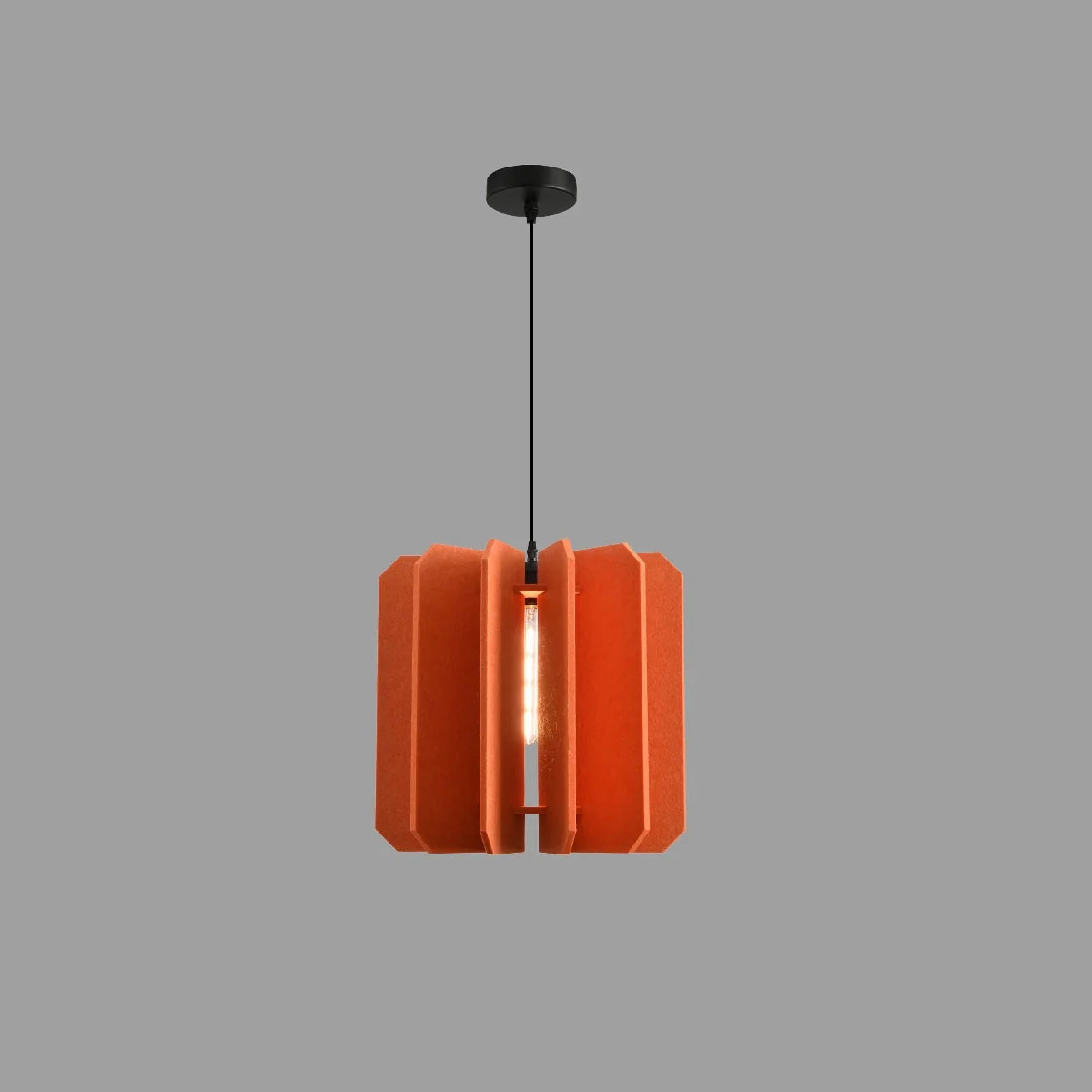 Rectangular Piece Acoustic Pendant Light
