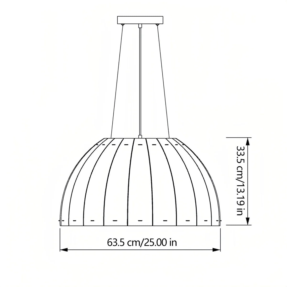 Grand Theater Acoustic Pendant Light
