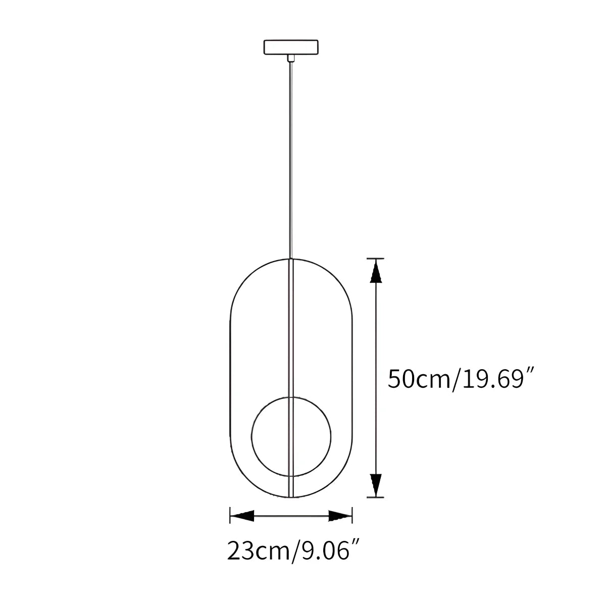 Carambola Acoustic Pendant Light for Dining Area