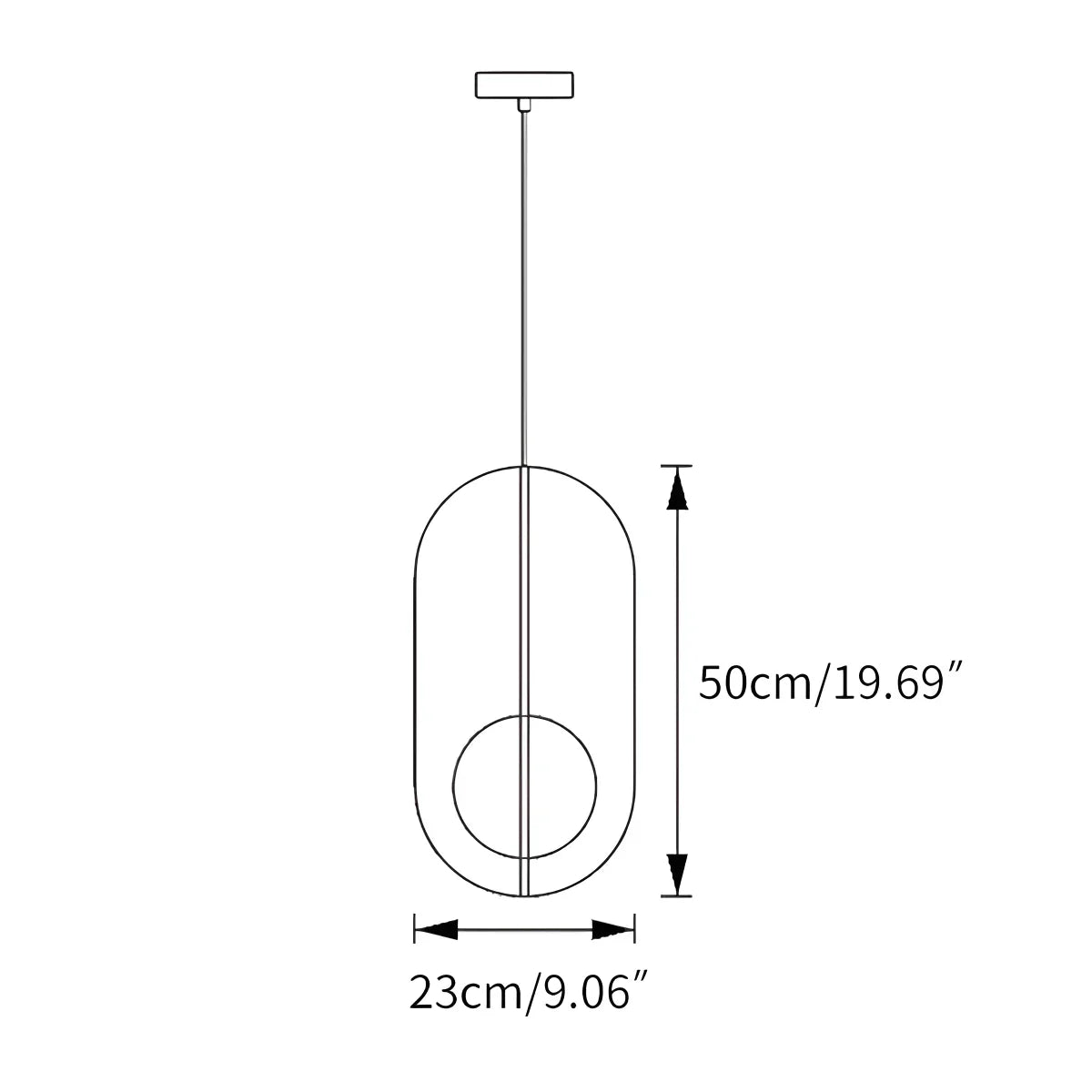 Carambola Acoustic Pendant Light for Dining Area