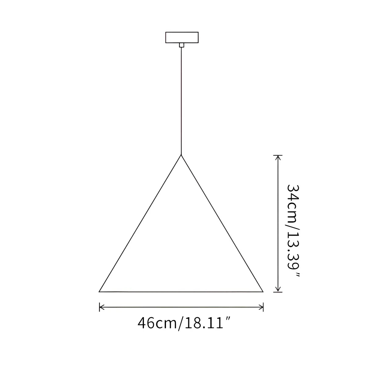 Ice Cream Shaped Felt Pendant Light for Kids Room