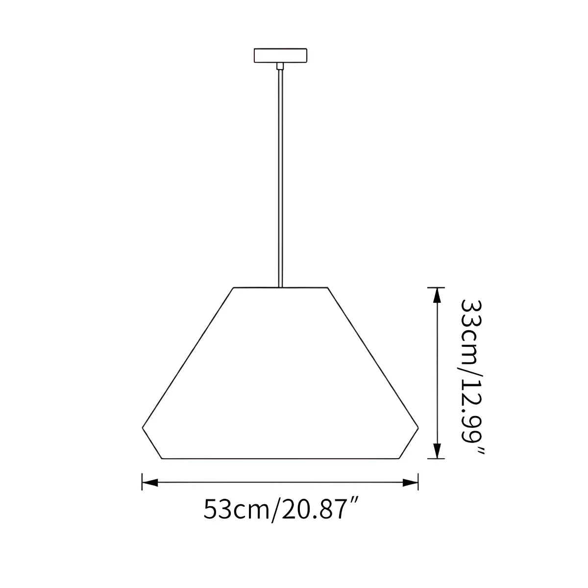 Morning Glory Acoustic Pendant Light